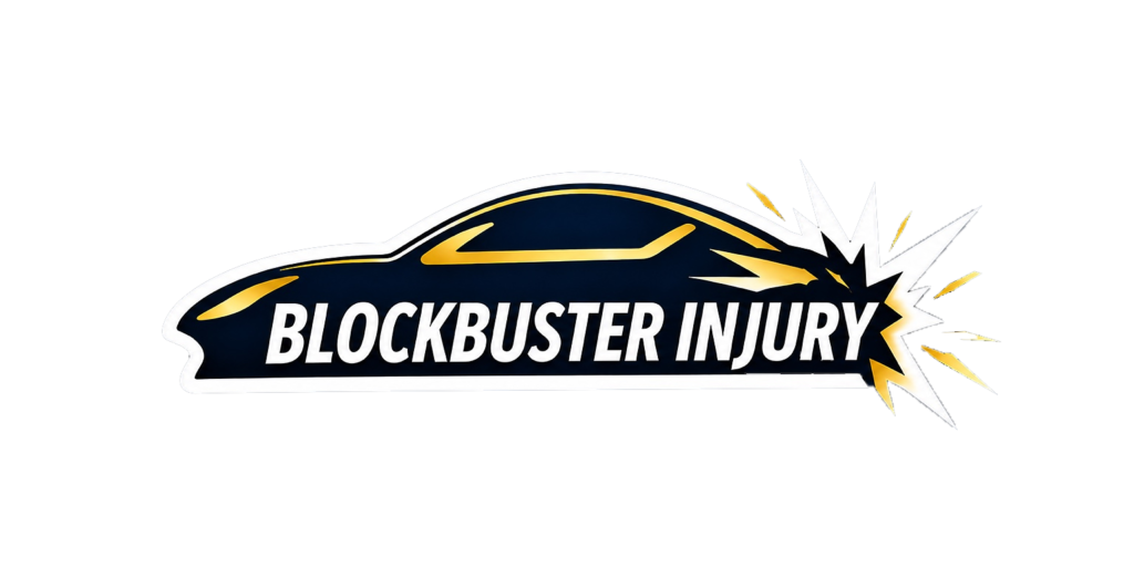 Blockbuster Injury logo